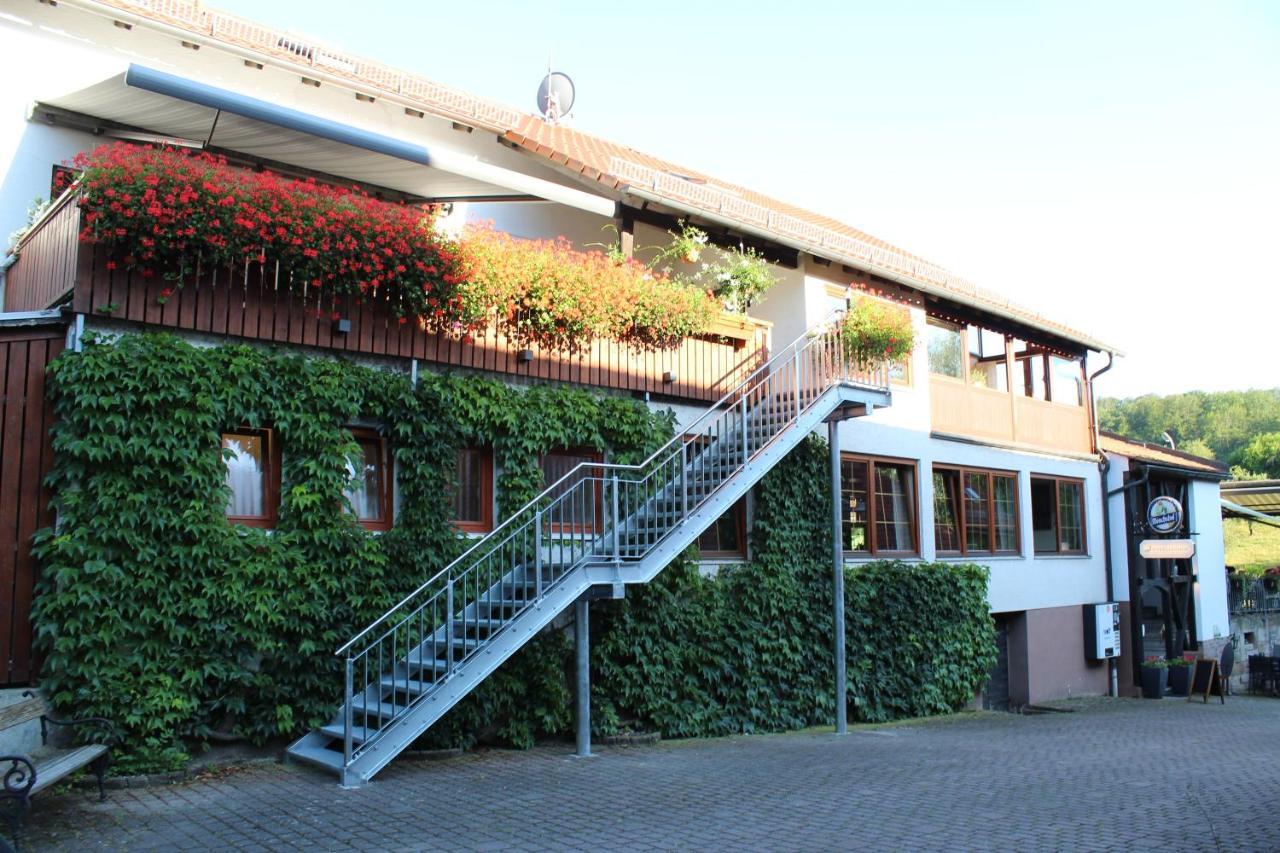 Ferienwohnung Forellenhof Oberschwarzach Dış mekan fotoğraf