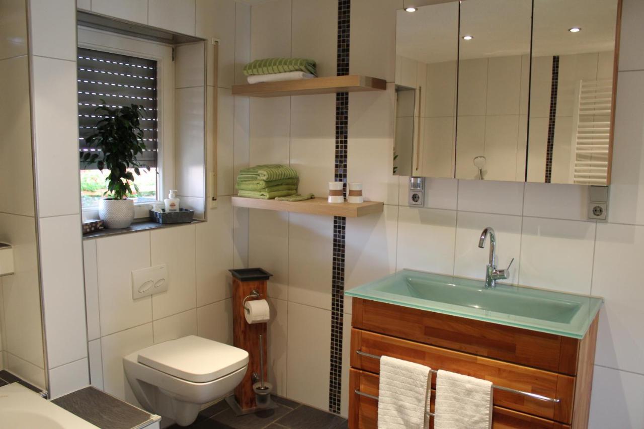 Ferienwohnung Forellenhof Oberschwarzach Dış mekan fotoğraf